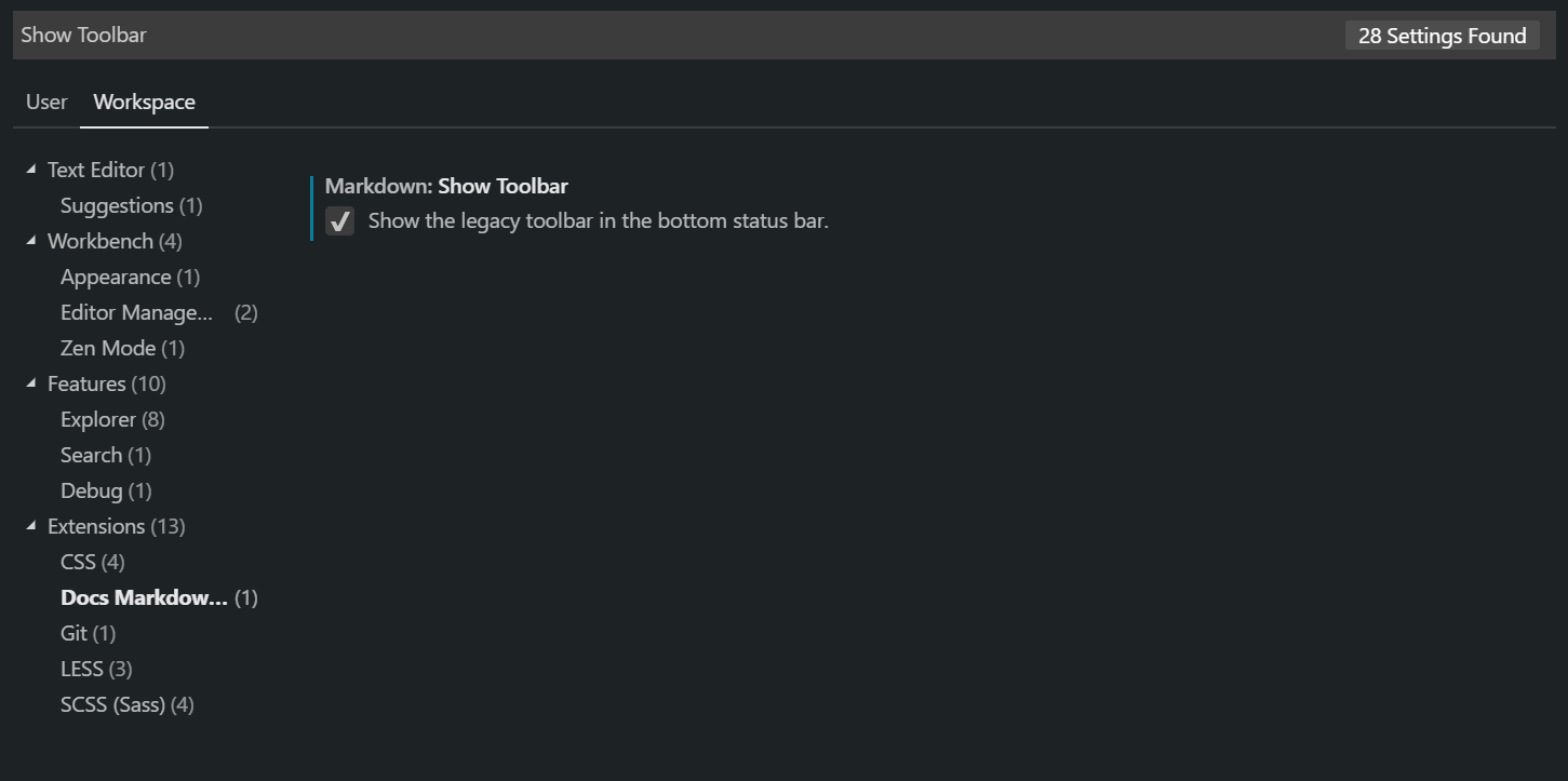 VS Code Settings